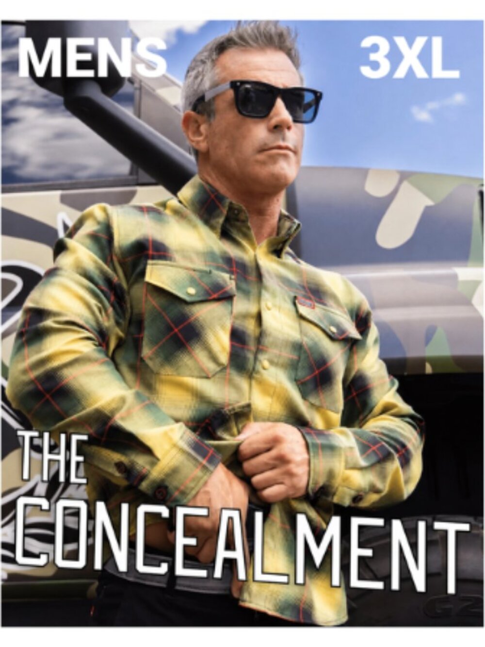 DIXXON Flannel CONCEALMENT Flannel Shirt - Men's 3XL